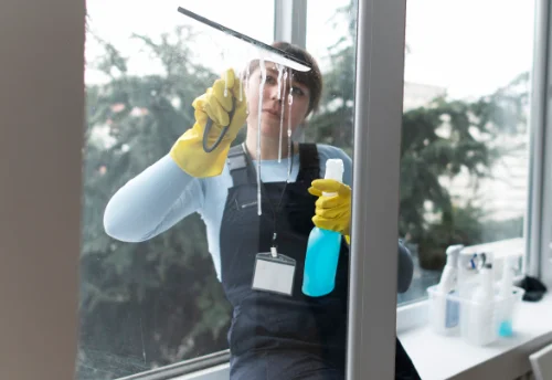 Nettoyage de vitres intérieures et extérieures au Monteil-au-Vicomte